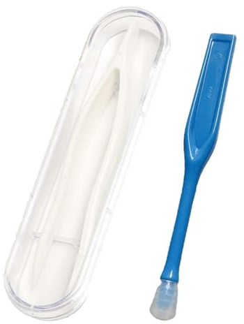 WUNZILO 2 Pièce Ventouse lentille souple, Ventouse lentille rigide, Ventouses en Silicone pour Lentilles de Contact Souples et Dures(Pince à épiler + bâtonnet)