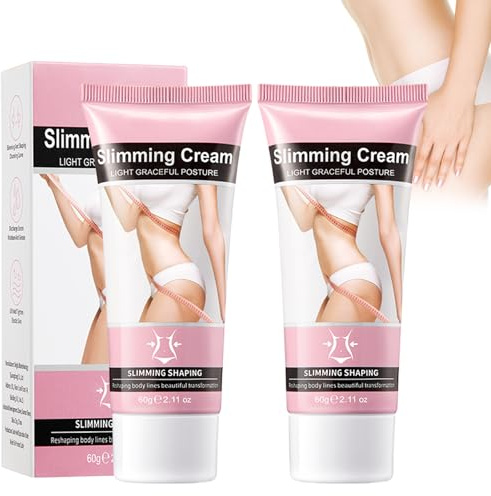 Crema Reductora Y Moldeadora Corporal Anticelulítica – Hidratante Intenso Para Brazos, Piernas, Abdomen Y Glúteos – Crema Reafirmante Quema Grasas, 2 Unidades