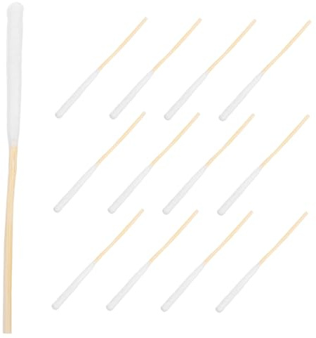 FIXOSHEE 10paquets Bois Outils De Soins Peau Démaquillants Pour Maquillage Et Nettoyage Ménager