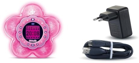 VTech - KidiMagic Galaxy Light Rose, 6 Ans à 12 Ans - Contenu en Français + Adaptateur Secteur Chargeur USB-C