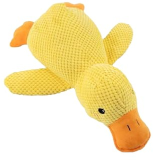 DAWCBVJQ Juguetes para Perros Chirriantes | Juguetes de Goma para Morder en Forma de Pato - Juego Interactivo para Cachorros con para la Dentición y Juego de Razas Pequeñas