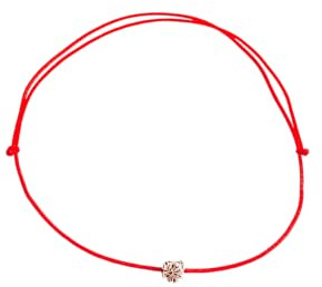 Do.Dreamss Bracelet en corde rouge fait à la main avec perle de diamant en oxyde de zirconium – Attire la richesse, la chance et la protection + coffret cadeau