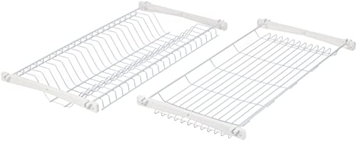 casabriko escurreplatos de empotrar, Acero Barnizado, Blanco