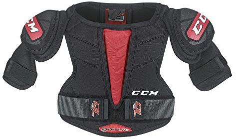 CCM Quicklite QLT Schulterschutz Youth (Bambini), Größe:Junior S