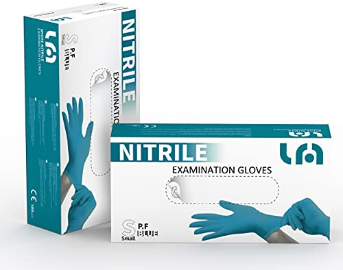 (100) Guantes nitrilo Investigación lyncmed unsteril Azul Talla S 100 St contenido: 100