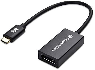Cable Matters Adattatore USB C a DisplayPort (Adattatore da USB C a DP) DisplayPort 1.4 supporta la Risoluzione fino a 8K – Compatibile con Porta Thunderbolt 3