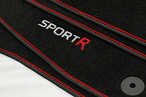 Sport Velour Fußmatten Satz für Honda City V/Jazz III (2008-2013) - 4-teilig - Passgenau