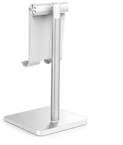 YIFEI2013-SHOP Support de téléphone de Table de Table de Bureau, Aluminium Multi-Angle et Hauteur réglable Tablette de Support de téléphone Portable for 4-12.9 (Color : Silver Standard)