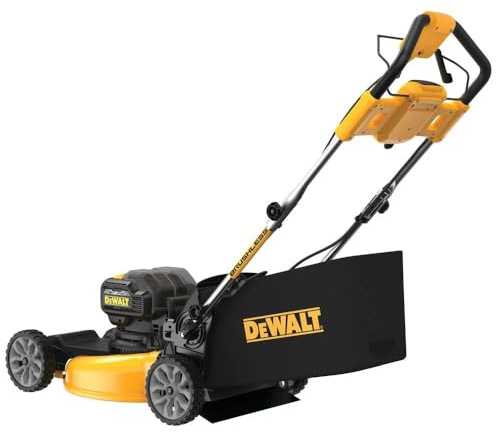 Dewalt 18V Akku-Rasenmäher DCMWSP564N (53 mm Schnittbreite, 6 Schnitthöhen, mit Vorderradantrieb, bürstenloser Motor, sensorgesteuerte Drehzahlregulierung, Lieferung ohne Akku & Ladegerät)