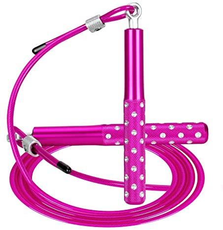 Springseil, Wastou Speed Springseil für Fitness-Übungen, verstellbares Springseil für Erwachsene für Männer, Frauen, Kinder, Mädchen