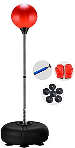 INKCOR Punchingball Speedball Hochleistungs-Speed-Boxball, Höhenverstellbare Boxsäcke für Erwachsene und Kinder, Sportboxausrüstung mit Boxhandschuhen