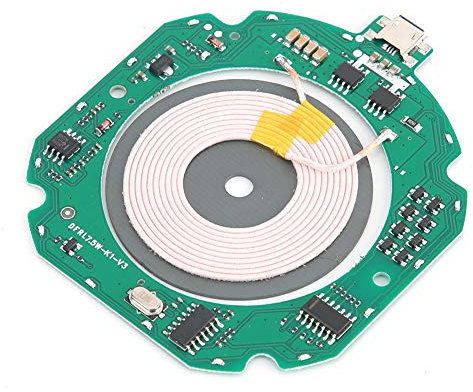 Qi Portable Wireless Charger, 75% Wireless Charger Transmitter Module DIY Wireless Charger, 75% Charging Efficiency, 5W/7.5W/10W Auto Recognition, Fits for All Qi Standard Phones