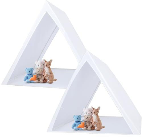 Windyun 2 Pcs Teepee Tent for Kids Indoor Outdoor Foldable Teepee Play Tent White Sleepover Slumber Party Washable Tipi for Girls Boys Easy Assembly 45.3'' x 45.3'' x 40''
