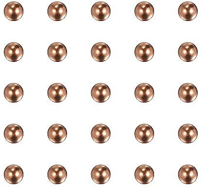 QUARKZMAN 100 Stück 3mm Präzisions Kupfer Kugeln für Kugellager, Industrie, Lagerventile und Dekoration