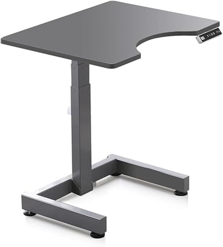 Höhenverstellbarer Stehtischerhöhung – ergonomischer Doppelnutzungs-Stehpult für Zuhause und Büro, Konverter für Monitor, Laptop, Arbeitsplatz (schwarz)
