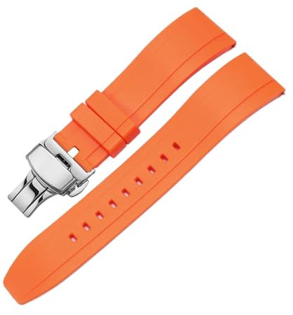 SpaRcz Gummi-Uhrenarmband, wasserdichte Uhrenkette für Herren, 22mm, Farbe 23, 22mm