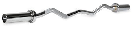 VirtuFit Olympic EZ Curl Bar - Haltestange Curl - 120 cm