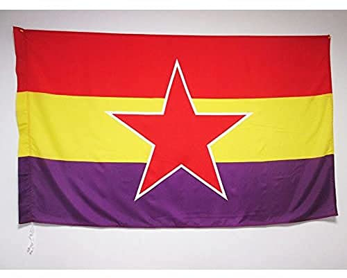 Ejército Popular Republicano Español - España Republicana 90X150Cm Banderas De Exterior Duradero Bandera Pirata Personalizado Bandera De Brisa Decorativa Para Balcón Navidad Césped