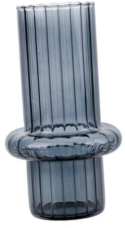 UKCOCO Jarrón De Vidrio Borosilicato Diseño Bambú Maceta Hidropónica Pequeña para Plantas De Agua Decoración Sencilla para Oficina y Hogar