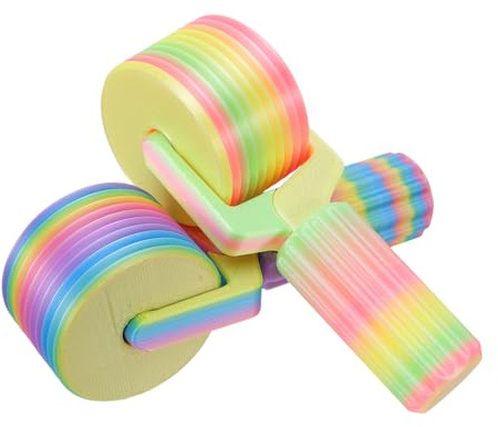 COHEALI Set 2 Pezzi Rulli per Pittura Strass in Plastica Impugnatura Ergonomica, Rullo per Linoleum e Stampa Artistica, Strumento Multifunzionale per Fai da Te e Progetti