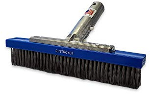 Destroyer One Year Manufacture Warranty Professional Swimming Pool Brushes Made in The USA (Algae Brushes, Algae Brush 9)