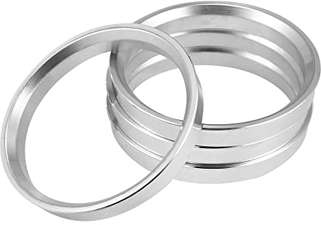 X AUTOHAUX 4pcs Bague de Centrage Jante 73,1mm à 65,1mm Aluminium Alliage Voiture Moyeu Centré Anneaux