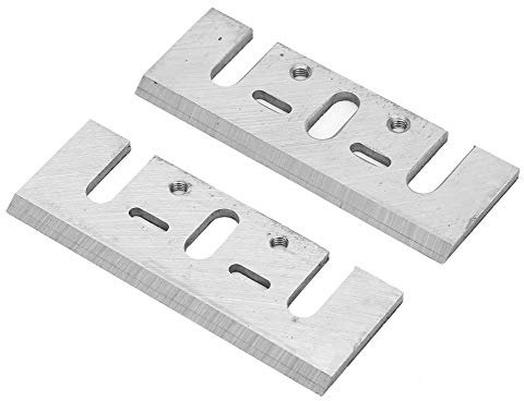 Une Paire de Rabotteuses électriques Manuelles HSS pour le Travail du Bois, Lames de Rechange en Carbure N1900B KP0800, Paire en Acier Rapide HSS pour Ordinateur de Poche