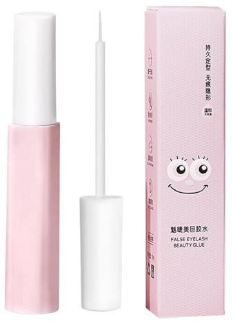 Veeteah Colle à cils pour extensions de cils,Colle à cils pour grappes de cils - Colle pour cils individuels longue durée Colle pour cluster de cils - Colle adhésive douce pour extensions de cils,