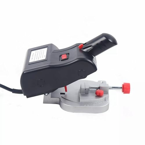Loobiiny Benchtop Mini Miter Cut-Off Saw Kit, Benchtop Cut-Off Miter Saw, Chop Circular Mini Saw Glass Metal Iron Cutter, Adjustable Max 45° Mini Table Saw