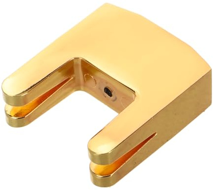 Metall Cellodämpfer mit 2 Zinken, Gold, für 3/4 und 4/4 | Legierung, Leise Übung in Gemeinschaftsräumen und Nachts, Einfache Montage, für Anfänger und Profis