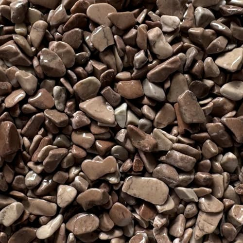 Steinteppich Epoxidharz Set Innen & Außen (ca. 112kg / 8-10m²) | 16 Farben | 100kg 2-4mm Marmorkies + 12L, 2K Epoxidharz Bindemittel | Für Balkon, Terrasse, Treppen, Garage
