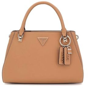 GUESS Noelle Luxury Satchel Beige