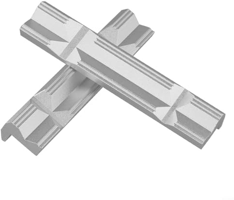 Mâchoire robuste de type V pour machines CNC, fabriqué à partir d'alliage d'aluminium avec des fonctionnalités de serrage améliorées et une intégration magnétique (15,2 cm)