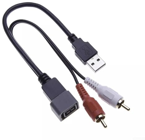 ZiStarlilife Cable adaptador AUX USB para Nissan Qashqai J10, conserva las funciones de entrada, compatible con varios modelos