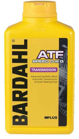 Bardahl - ATF SPEED D-III G - Huile de transmission automatique, lubrifiant pour transmission automatique et direction assistée hydraulique, avec propriétés anti-usure, ATF GM D-IIIG, 1 L