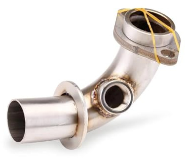 SQNYDH Scarico Tubo Tubo di Scarico per Moto per Vespa GTS 250 300 GTS200 GTS300, Raccordo Intermedio in Acciaio Inox Motociclette Marmitta(Colore 2)