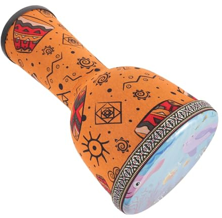 YARNOW Handgefertigte Djembe Trommel für Erwachsene und Leichte Afrikanische Handtrommel Robustes Material Einfach für Anfänger und Musikalische