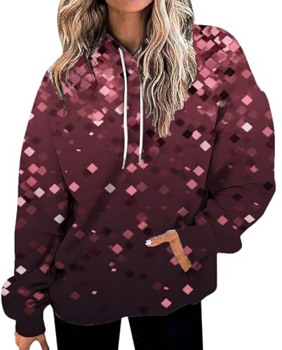Huvtröjor för kvinnor UK träningskläder pullover tröjor vinter damer toppar storlek tonåringar tröjor sweatshirt kvinnors huvtröjor och sweatshirts halloween sweatshirt långärmad tröjor pullover