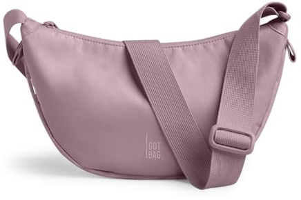 GOT BAG Moon Bag in plastica riciclata da regioni costiere | Borsa Mezzaluna Donna| Borsa a Tracolla Elegante