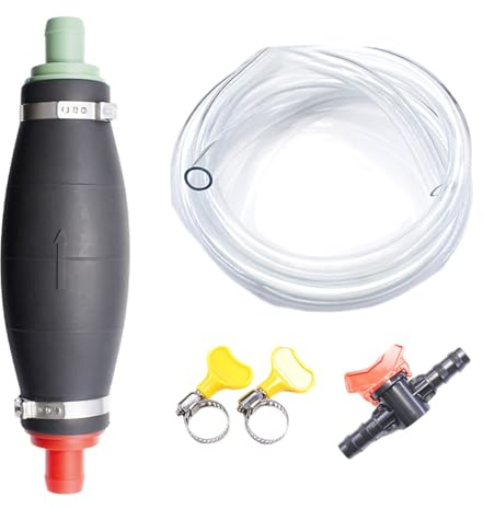 YROHGKPN Lot de 3 pompes de transfert d'huile manuelles à essence avec siphon haut et portable pour aquarium