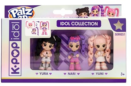 K-POP IDOL PALZ 3D Pack de 3 Rina, Minji, Mina Figurines de Collection Hautement articulées avec Cheveux interchangeables Jouet pour Enfants à partir de 3 Ans