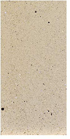 FIREFIX Pierre réfractaire 2050/3 (moulée) de 64 mm d'épaisseur, dimensions : 250 x 124 mm