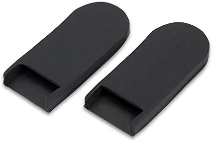 Poggiapiedi per sassofono cuscino protettivo per dita in gomma nera accessori per Saxo strumento a , set di 2 pezzi