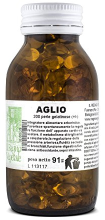 Aglio 200 Perle Gelatinose Prodotto Italiano Made In Italy