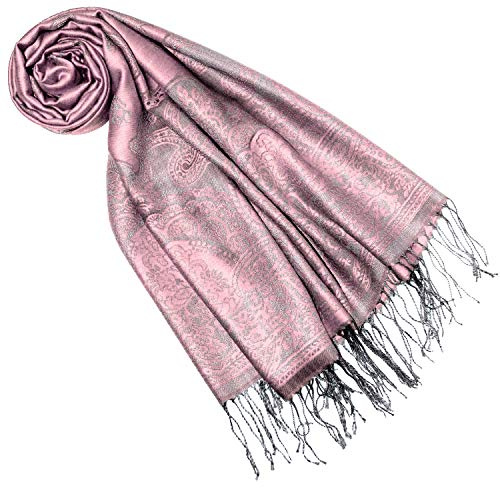 Lorenzo Cana Designer Pashmina Marken-Schal gewebtes Pasiely Muster Damast - Webart 70 x 180 cm Naturfaser Modal Schaltuch Schal Tuch Jacquard