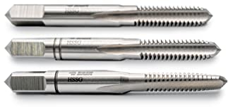 BAER HSSG Handgewindebohrer 3-tlg. Satz M 2,5 x 0,45 - Gewindeschneider | Gewindebohrer | Handgewindebohrerset