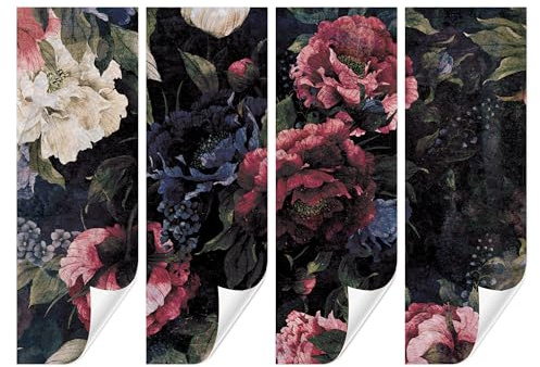WallArena Vlies Fototapete, Blumen, 368x254cm | Fototapeten - Tapeten - für Wohnzimmer Schlafzimmer - Vliestapete Wandtapete Tapete 3D Effekt- inkl. Kleister