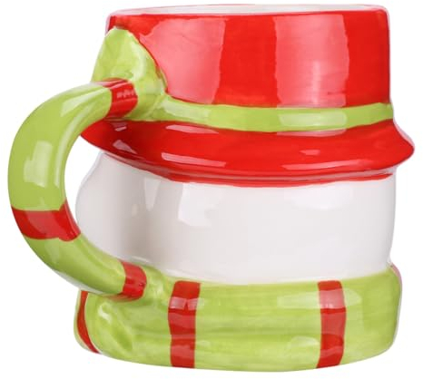 NAMOARLY 1pc Keramik Becher Weihnachten Schneemann Tasse Becher Tasse Für Kaffee Heiße Schokolade