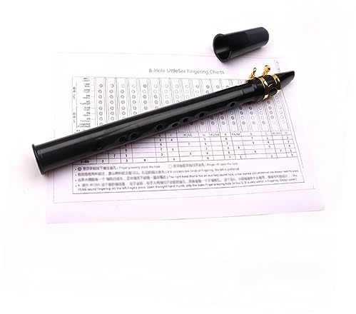 Toyvian Mini-saxophon Tragbar Holzblasinstrument Gerader Anschluss Kleines Saxophon Taschensaxophon Pocket Saxophone