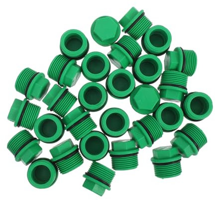POPETPOP 30pièces Bouchons à Vis Male pour Tuyaux Arrosage Et Irrigation De Jardin pour Eau Et Prévention des Fuites